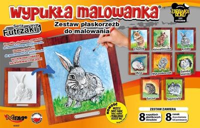 Opakowanie Wypukła malowanka - Futrzaki S1 Zestaw 8 wzorów