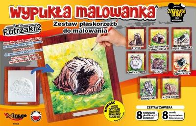 Opakowanie Wypukła malowanka - Futrzaki S2 Zestaw 8 wzorów