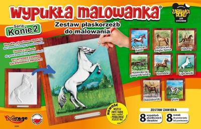Opakowanie Wypukła malowanka - Konie Seria 2 Zestaw 8 wzorów