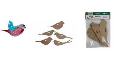 Opakowanie Zestaw kształtów tekturowych Bird 5szt HAPPY COLOR