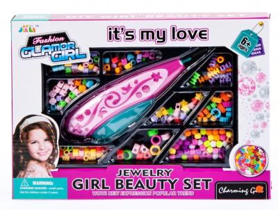 Opakowanie Zestaw piękności koraliki do włosów