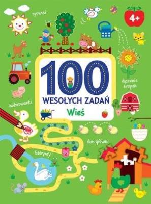 Okładka książki 100 wesołych zadań Wieś