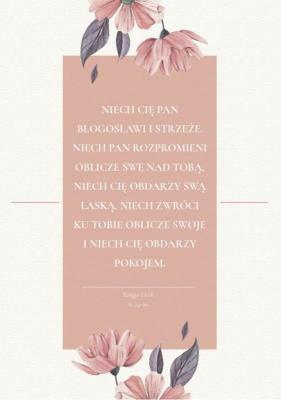 Opakowanie A Kartka składana - Błogosławieństwo beż
