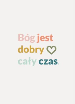 Opakowanie A Kartka składana - Bóg jest dobry