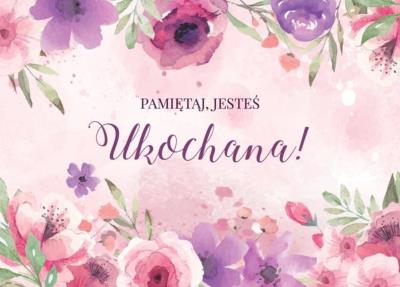Opakowanie A Kartka składana - Pamiętaj jesteś Ukochana