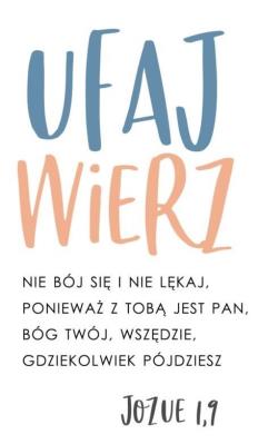 Opakowanie A Kartka składana - Ufaj wierz