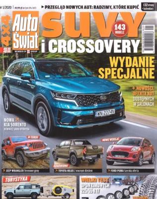 Okładka książki Auto Świat 4x4 SUVy i Crossovery 1/2020