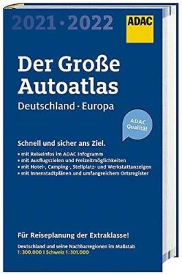 Autoatlas 2021/2022 Niemcy i Europa. Autor: praca zbiorowa. SmakLiter.pl Okładka książki Autoatlas 2021/2022 Niemcy i Europa