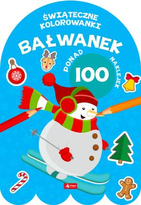 Okładka książki Bałwanek Kolorowanka z naklejkami