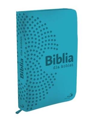 Okładka książki Biblia dla kobiet turkusowa (etui z zamkiem)
