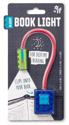Opakowanie Blocky Book Light Blue lampka do książki niebieska