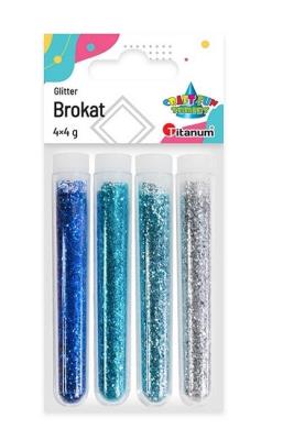 Opakowanie Brokat w fiolkach mix 4 kolory