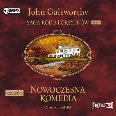 CD MP3 Nowoczesna komedia. Część 1. Biała małpa. Saga rodu Forsyte’ów. Tom 4. Autor: Galsworthy John. SmakLiter.pl Okładka książki CD MP3 Nowoczesna komedia. Część 1. Biała małpa. Saga rodu Forsyte’ów. Tom 4