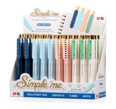 Długopis pstrykany Simple Me 0,5mm nieb. (40szt). Wydawca: M&G Writing Company. SmakLiter.pl Opakowanie Długopis pstrykany Simple Me 0,5mm nieb. (40szt)
