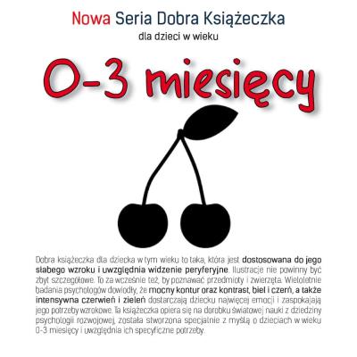 Dobra książeczka 0-3 miesięcy. Autor: Agnieszka Starok. SmakLiter.pl Okładka książki Dobra książeczka 0-3 miesięcy