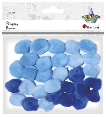 Opakowanie Dodatek dekoracyjny Craft-fun pompony 25mm(115 20 017)