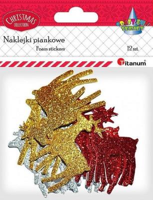 Opakowanie Dodatek dekoracyjny Titanum Craft-fun pianka kształty naklej