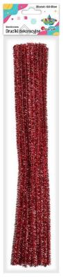 Opakowanie Druciki metalizowane 0,6x30cm 30szt czerwone