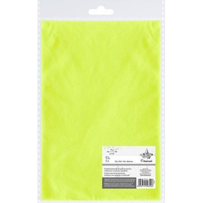 Opakowanie Filc A3 limonkowy 5szt