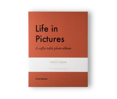 Fotoalbum Life In Pictures Orange. Wydawca: Printworks. SmakLiter.pl Opakowanie Fotoalbum Life In Pictures Orange