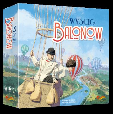 Gra Wyścig balonów. Wydawca: Foxgames. SmakLiter.pl Opakowanie Gra Wyścig balonów