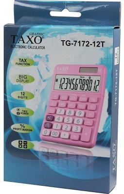 Opakowanie Kalkulator na biurko 12 pozycji różowy