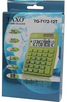 Opakowanie Kalkulator na biurko 12 pozycji zielony