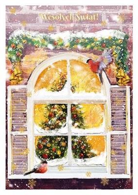 Opakowanie Karnet B6 Boże Narodzenie Okno