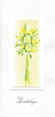 Karnet Gratulacje DL G01 - Zielony bukiet. Wydawca: MAK. SmakLiter.pl Opakowanie Karnet Gratulacje DL G01 - Zielony bukiet