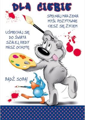Karnet Happy B6 + koperta wzór nr 20. Wydawca: STAMP. SmakLiter.pl Opakowanie Karnet Happy B6 + koperta wzór nr 20