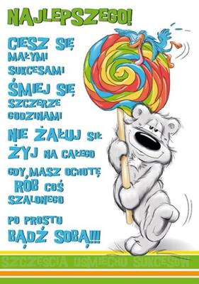 Karnet Happy B6 + koperta wzór nr 24. Wydawca: STAMP. SmakLiter.pl Opakowanie Karnet Happy B6 + koperta wzór nr 24