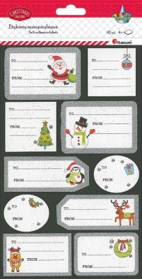 Opakowanie Karnety samoprzylepne Boże Narodzenie 40szt