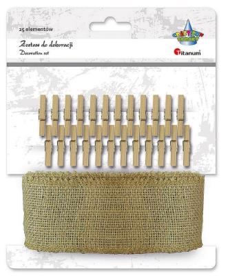 Opakowanie Klamerki drewniane 24szt