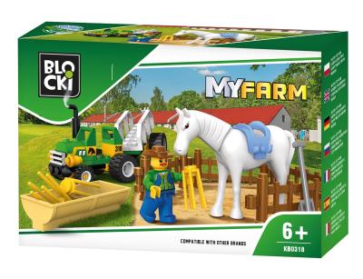Opakowanie Klocki Blocki MyFarm 43 elementy KB0318