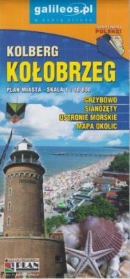 Kołobrzeg, Ustronie Morskie 1:10 000 / 1:7 500. Autor: Opracowanie zbiorowe. SmakLiter.pl Okładka książki Kołobrzeg, Ustronie Morskie 1:10 000 / 1:7 500