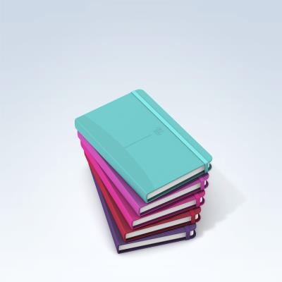 Okładka książki Kołonotatnik Oxford Signature A6 80k linia pastelowe kolory