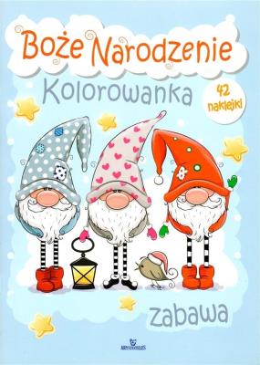 Kolorowanka. Boże Narodzenie. Autor: Matusiak Monika. SmakLiter.pl Okładka książki Kolorowanka. Boże Narodzenie