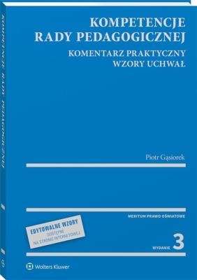 Okładka książki Kompetencje rady pedagogicznej w.3/2020
