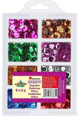 Opakowanie Konfetti Cekiny 3GX 8 kolorów (3G8PX1)