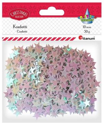Opakowanie Konfetti gwiazdki 30g bladoróżowe