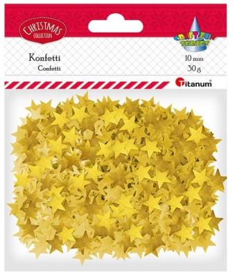 Opakowanie Konfetti gwiazdki 30g złote