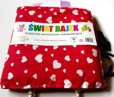 Okładka książki Książeczka sensoryczno-manipulacyjna. Świat bajek