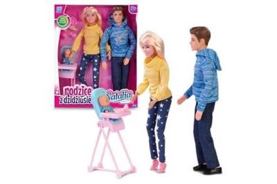 Opakowanie Lalka Natalia Rodzice z Dzidziusiem