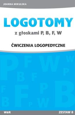 Okładka książki Logotomy z głoskami P,B,F,W