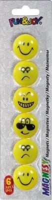 Opakowanie Magnesy do tablic 29mm 6szt emotikony