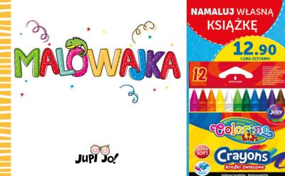 Okładka książki Malowajka. Komplet z kredkami świecowymi