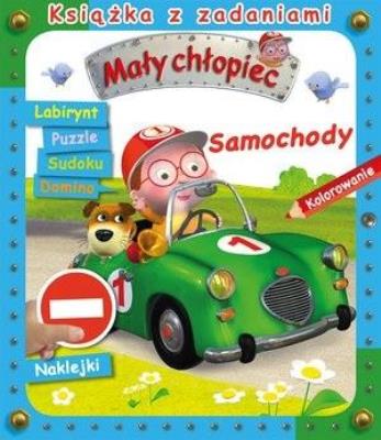 Okładka książki Mały chłopiec. Książka z zadaniami. Samochody