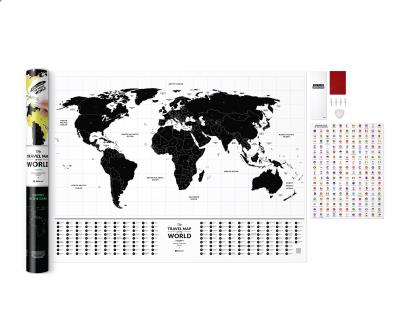 Okładka książki Mapa Zdrapka Travel Map Glow World