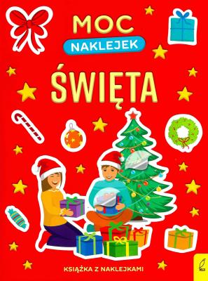 Okładka książki Moc naklejek. święta