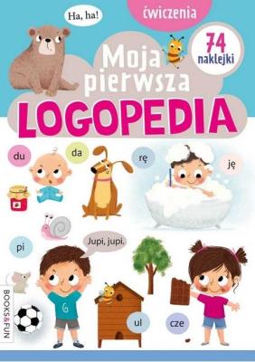 Okładka książki Moja pierwsza logopedia z naklejkami